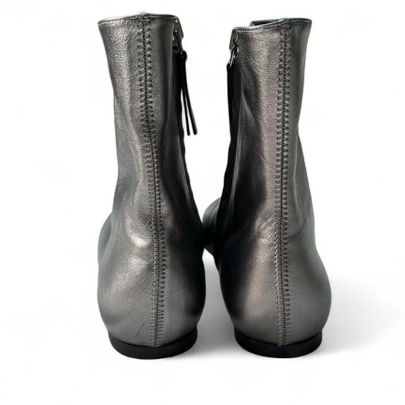 M Gemi Una bootie gunmetal silver ankle boots - Picture 4 of 7